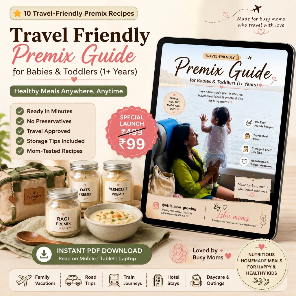 Travel Friendly Premix Guide for Babies & Toddlers