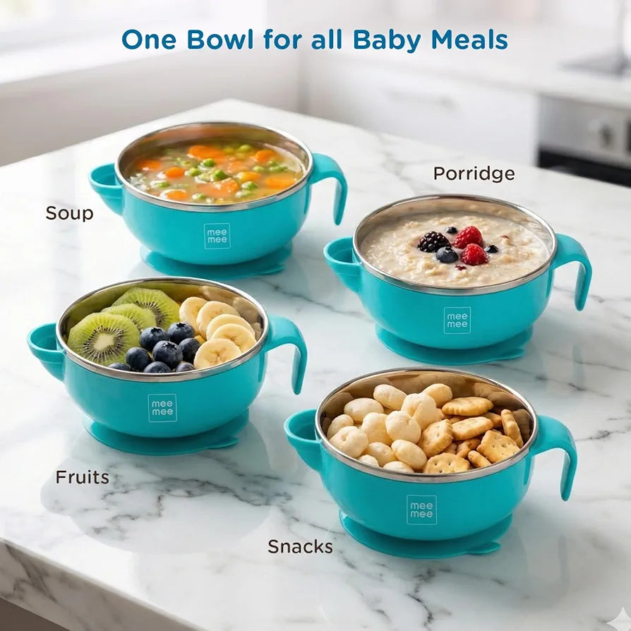 Mee Mee BPA-Free Baby Feeding Bowl | Airtight, Leak-Proof Food Storage | Safe & Easy Feeding for Babies